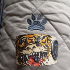 Ed Hardy leather bracelet